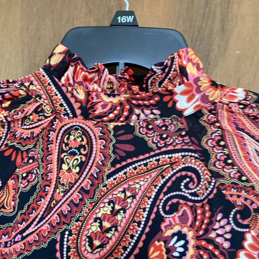 Relisted Harper 241 boho paisley floral print dress 16W - Picture 16 of 16